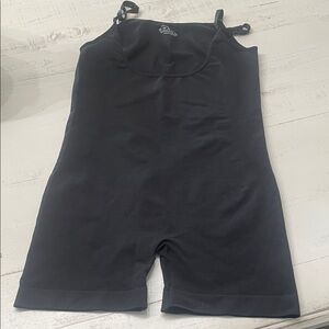 Black One-Piece Shapewear Romper